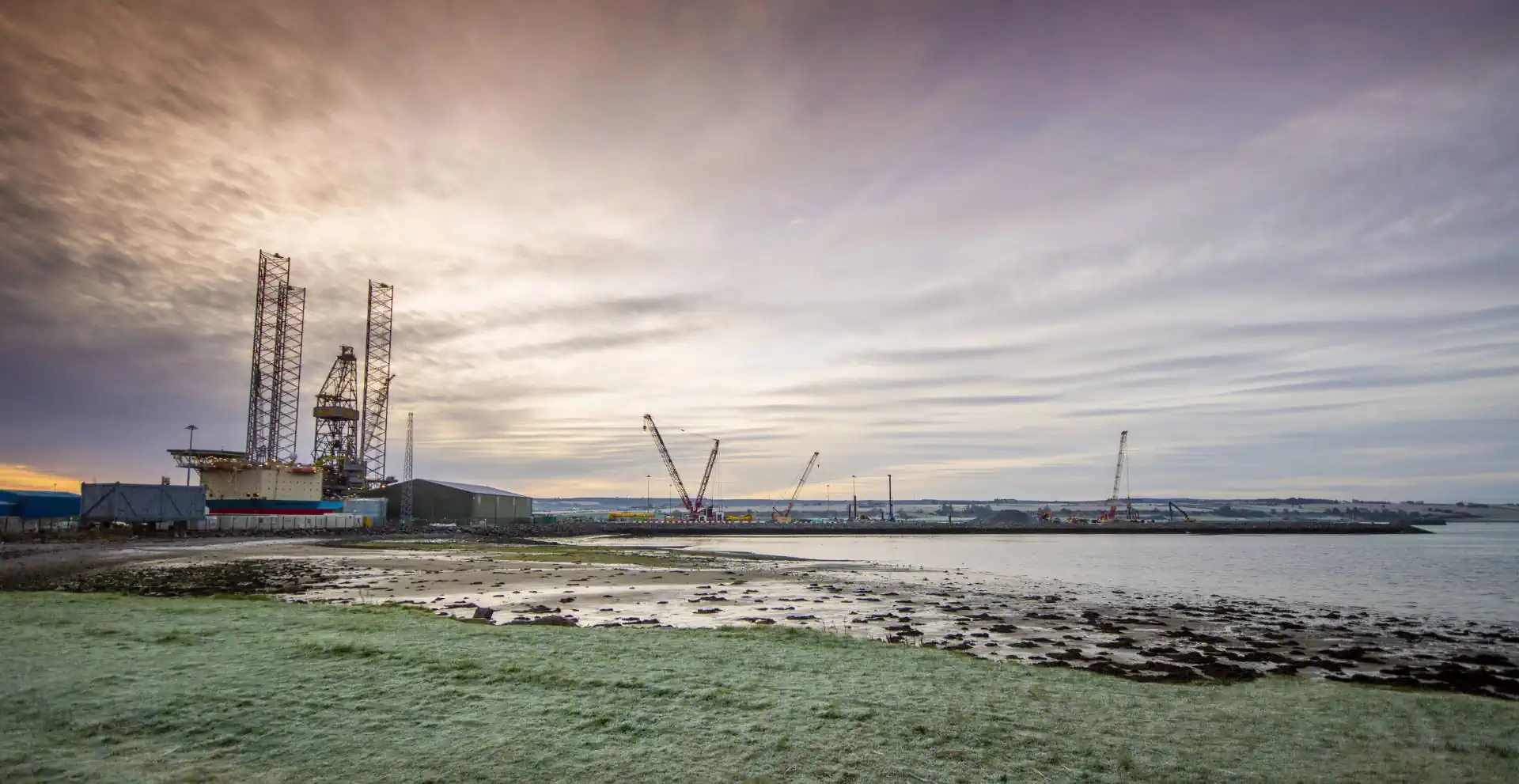 Port of Cromarty Firth in Invergordon.